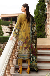 Y-910 | 3PC Unstitched Luxury Lawn Collection Riwayat By Ramsha